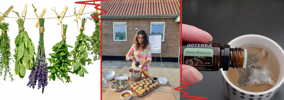 koken met essentiele olie